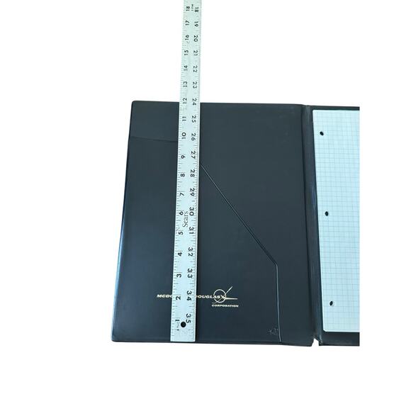 VTG McDonnell Douglas Folder Portfolio Padfolio Grid Paper Boeing Aviation READ - Picture 5 of 8